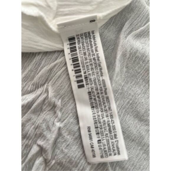 NWT Forever 21 Long Sleeve Off Shoulder Cami Top Blouse Shirt White Small - Picture 10 of 10